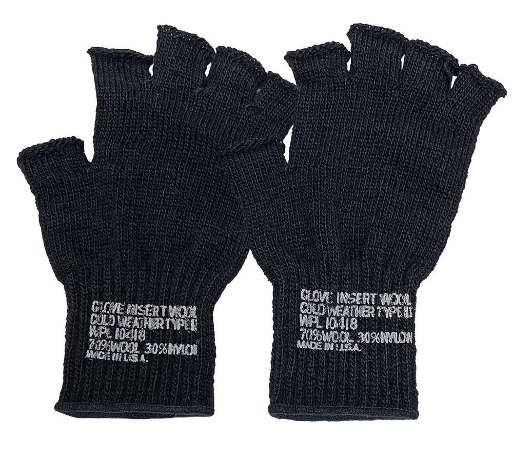 Coin Changer Wool Fingerless Gloves, Osfm