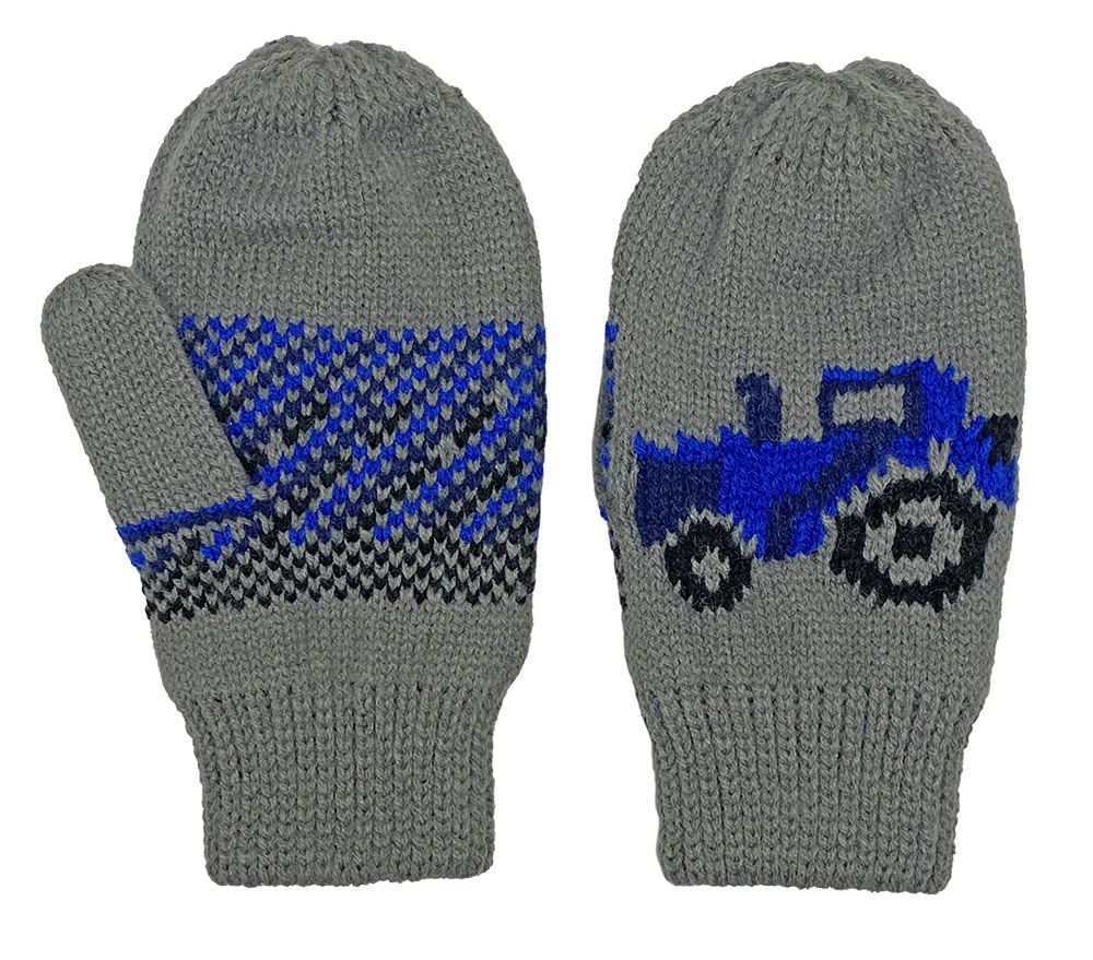 Tractor Pull II Knit Mitten