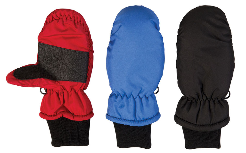 Sleigh Ride Boys Polyester Mitten, 2-4yr, Asst Colors