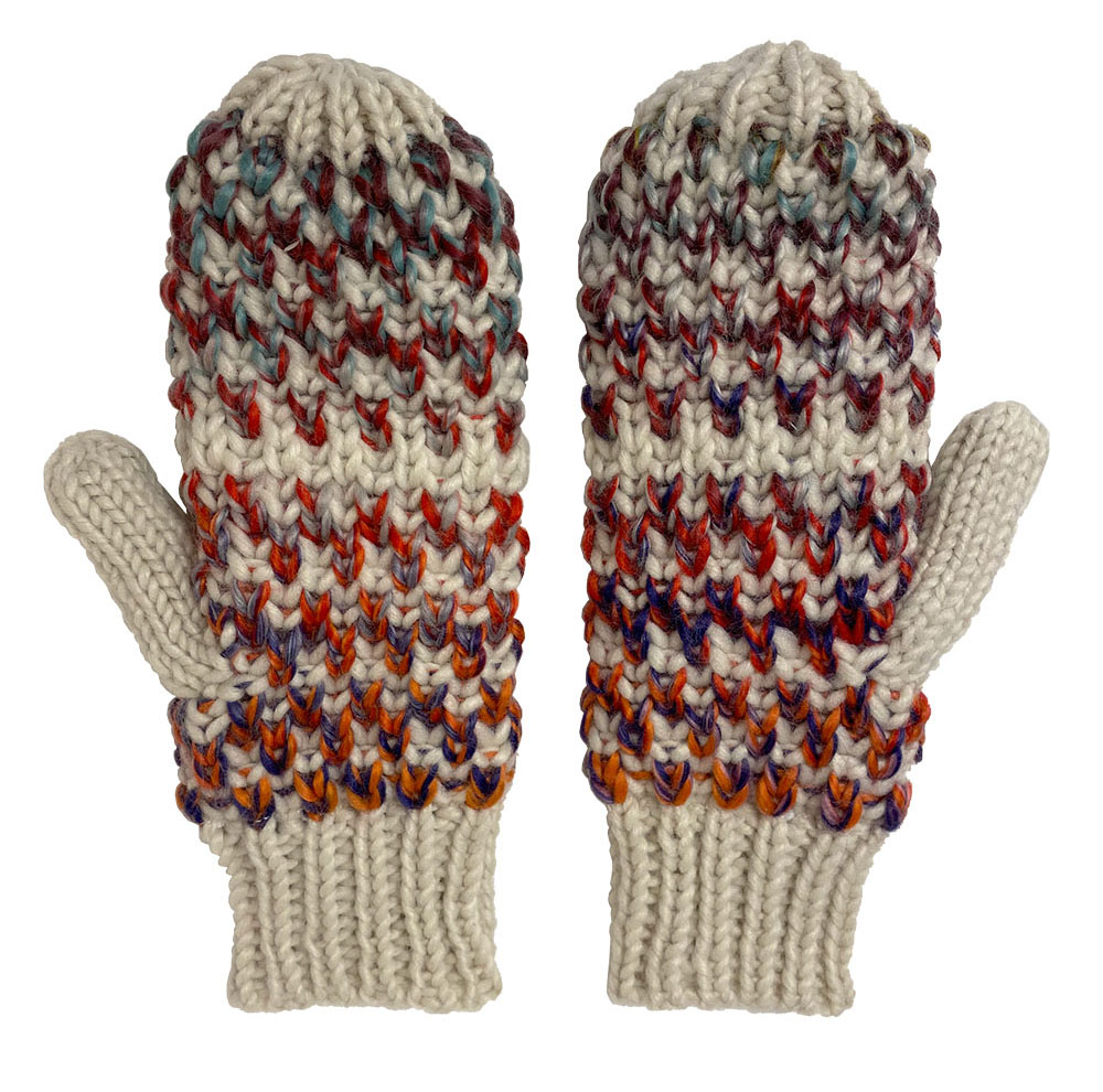 Firefly Multicolored Knit Mitten