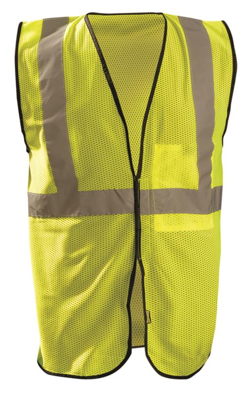 Economy Class 2 Vest Yellow Mesh