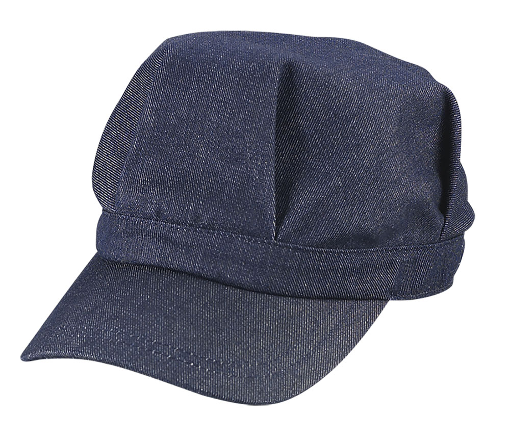 Denim Railroad Cap