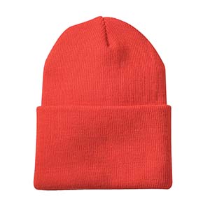 Solitude Orange Knit Cuff Cap, Thinsulate, Osfm