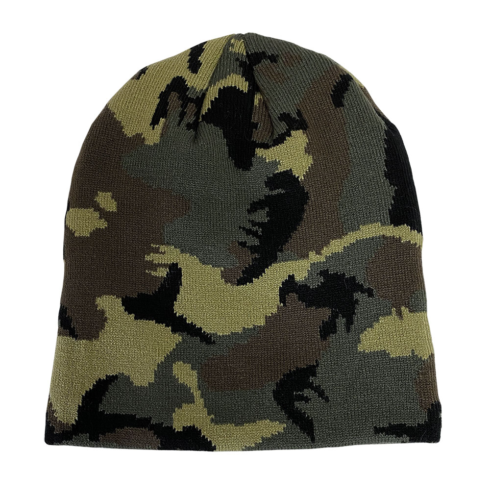 Army Crawl Kids Green Camo Acrylic Knit Beanie