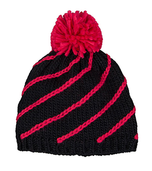 Tilt-a-Whirl Kids Swirl Knit Beanie, Pom Top