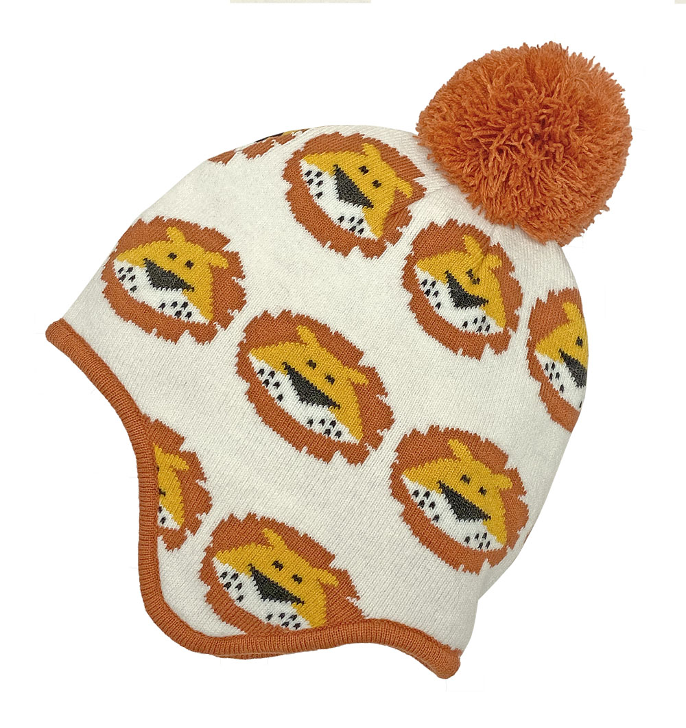 Lion Kids Knit Peruvian Pom Top, 3-6yrs