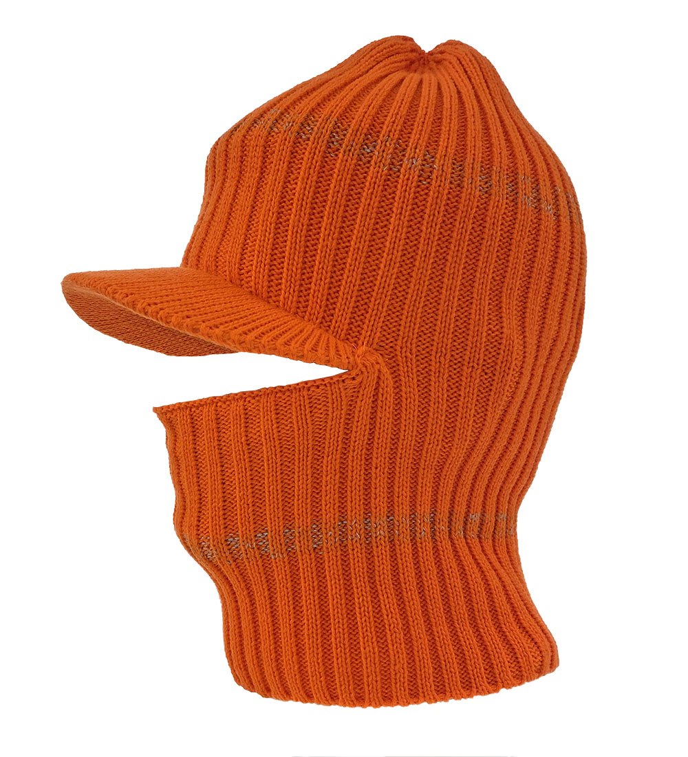 The Outdoorsman Rib Knit Mask with Peak 2in1