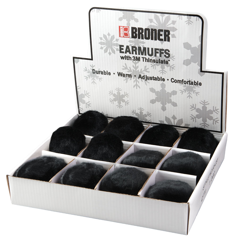 Black Earmuffs with Thinsulate