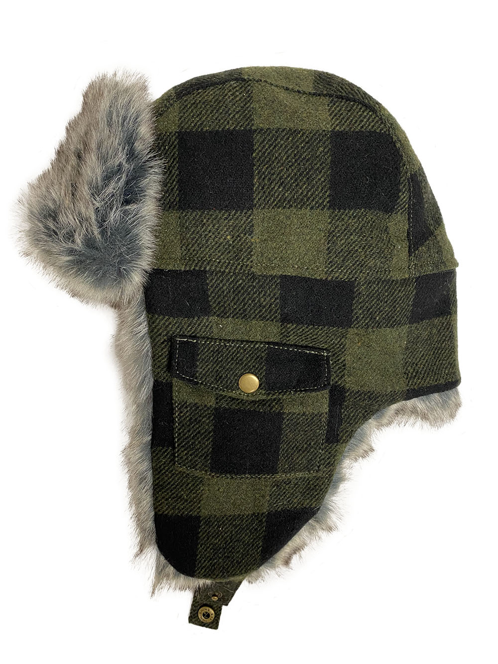 Fargo Buffalo Plaid Trooper Hat