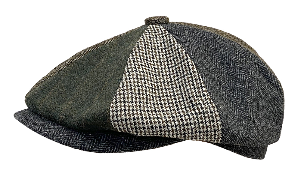 Woolie Patchwork 8 Quarter Cap