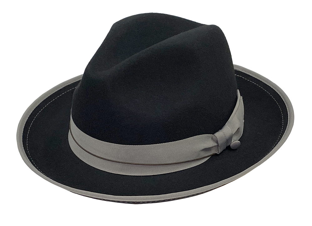 Swanky Fedora with Contrast Trim