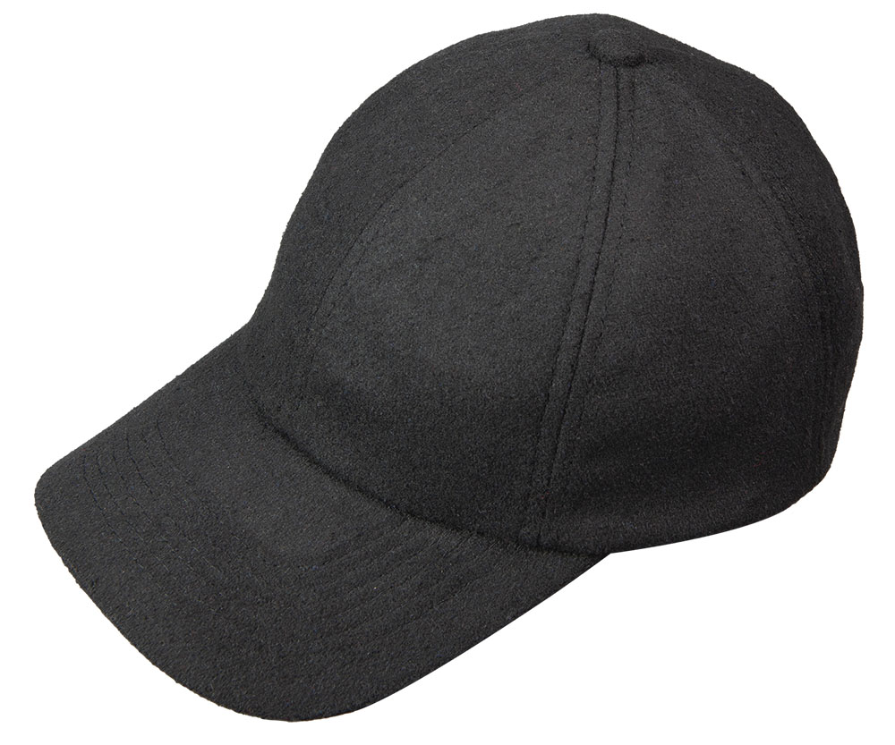 The Retreat Black Poly Blend Baseball Cap, Osfm