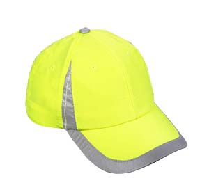 Be Seen Hi-Viz Ball Cap with Reflective Trim