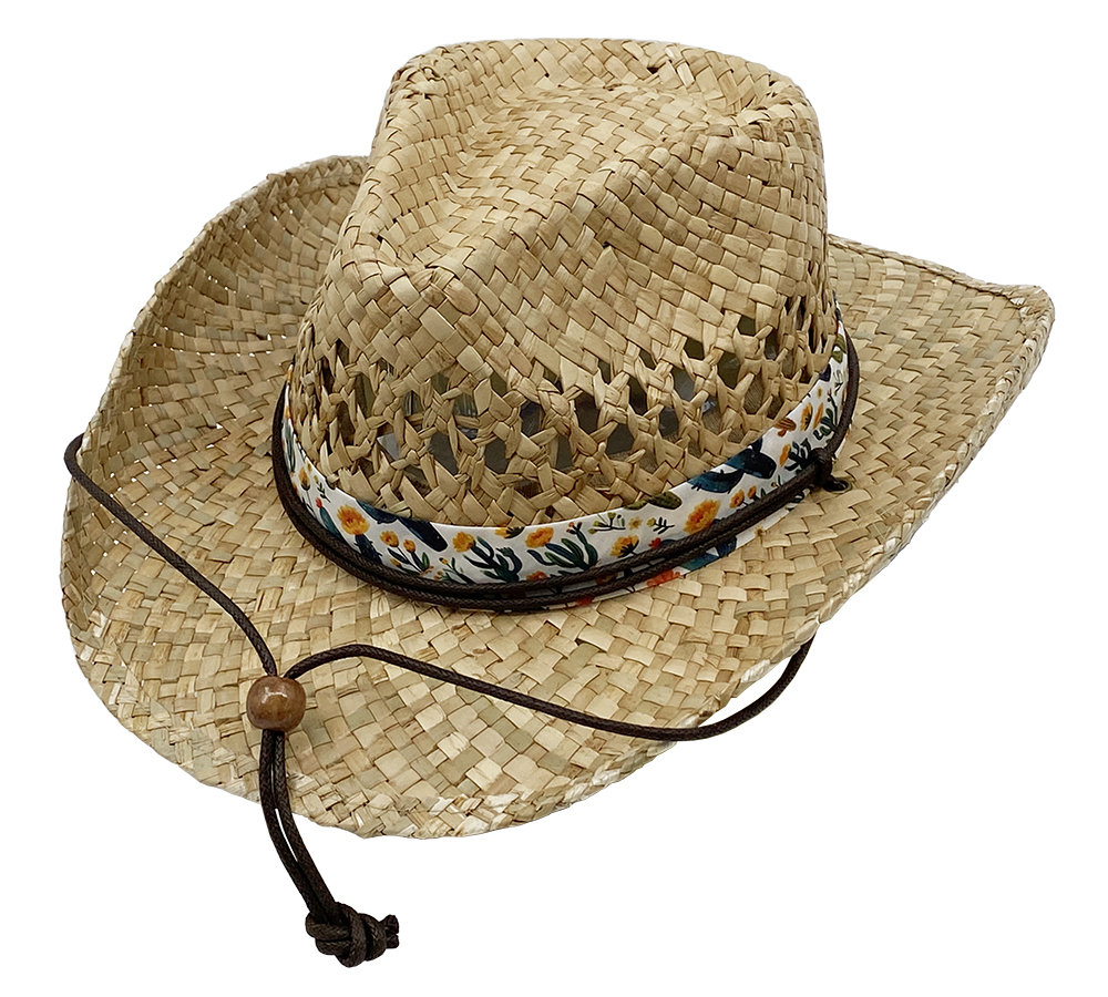 Kids Cowboy Hat, Cactus Print Band