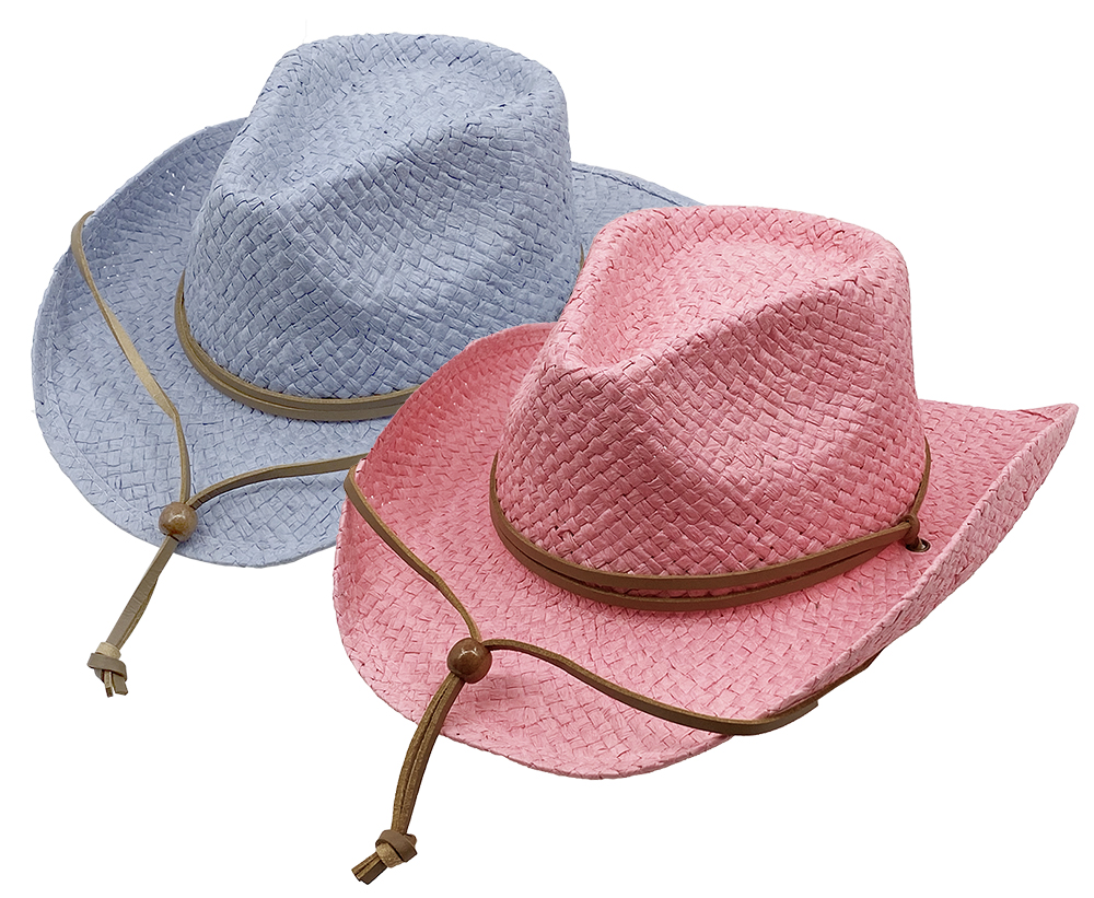 Kids Western Hat, 6Periwinkle, 6 Pink