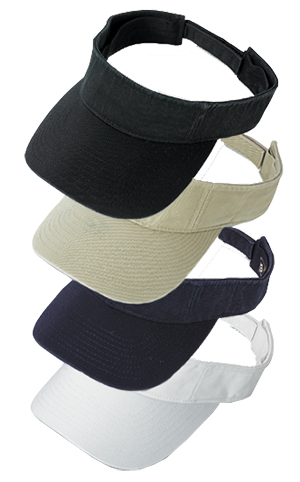 Washed Twill Visor