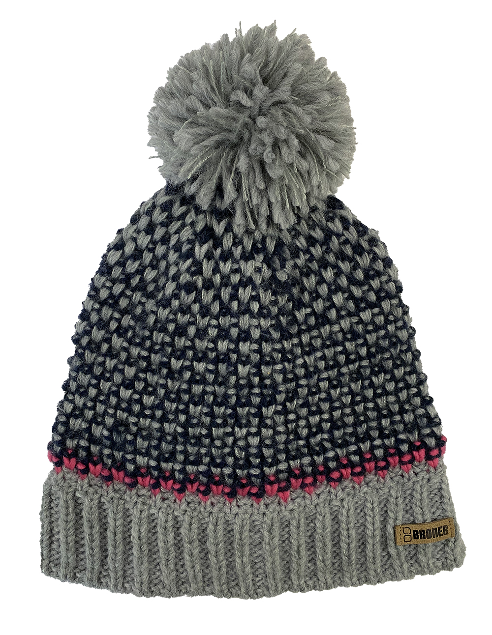 Color Pop 2-Tone Acrylic Knit Beanie