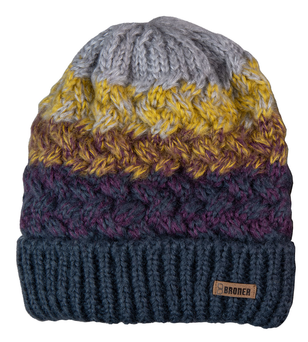 Frieda Melange Cable Knit Cuff Cap