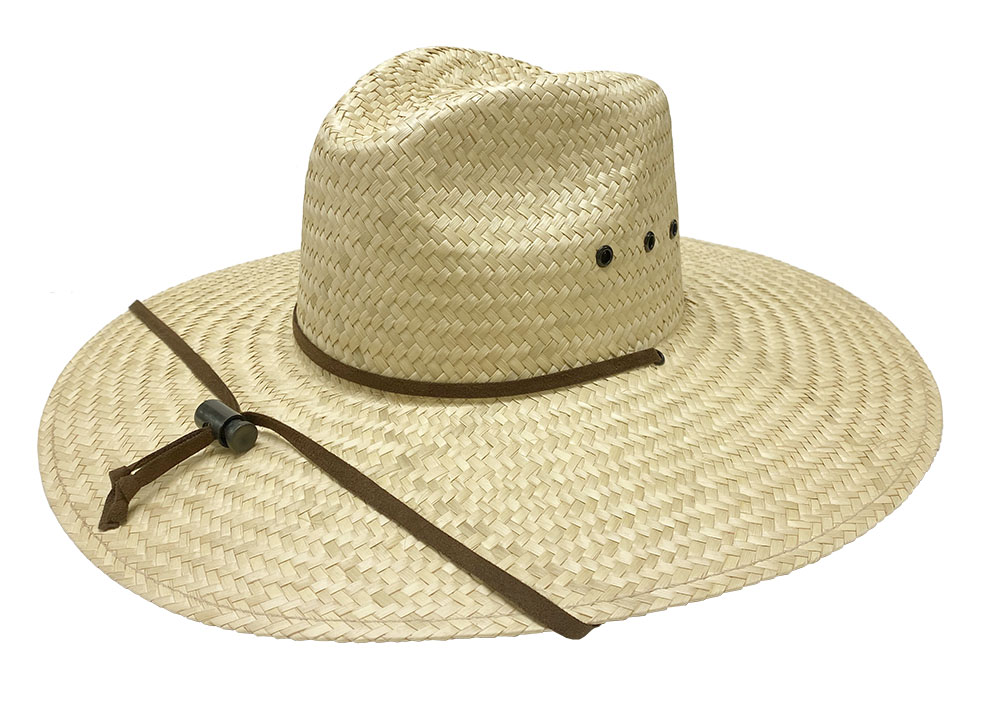 Cozumel Palm Leaf Big Brim Lifeguard Hat