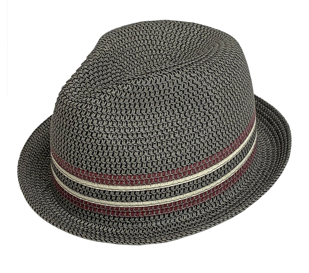 Gavin Melange Pinch Front Fedora