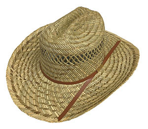 Ranchero Lindu Straw Cattleman Hat