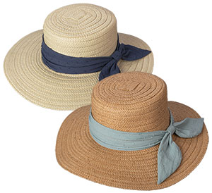 Florence Ladies Boater Style Sun Hat