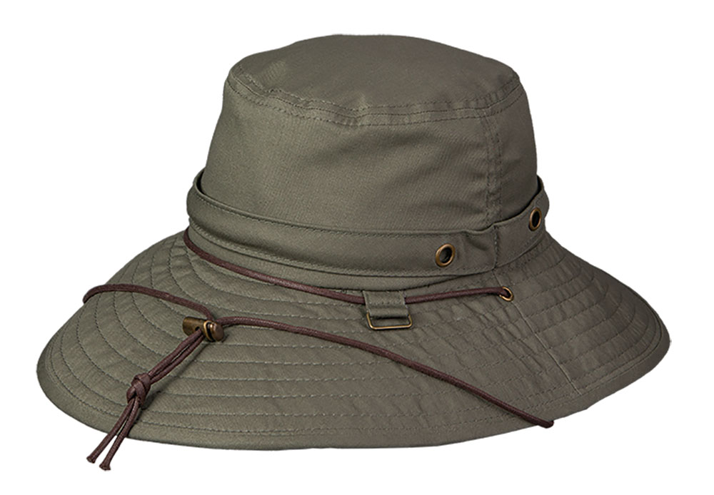 Trekker Cotton Bucket Hat with Floral Lining